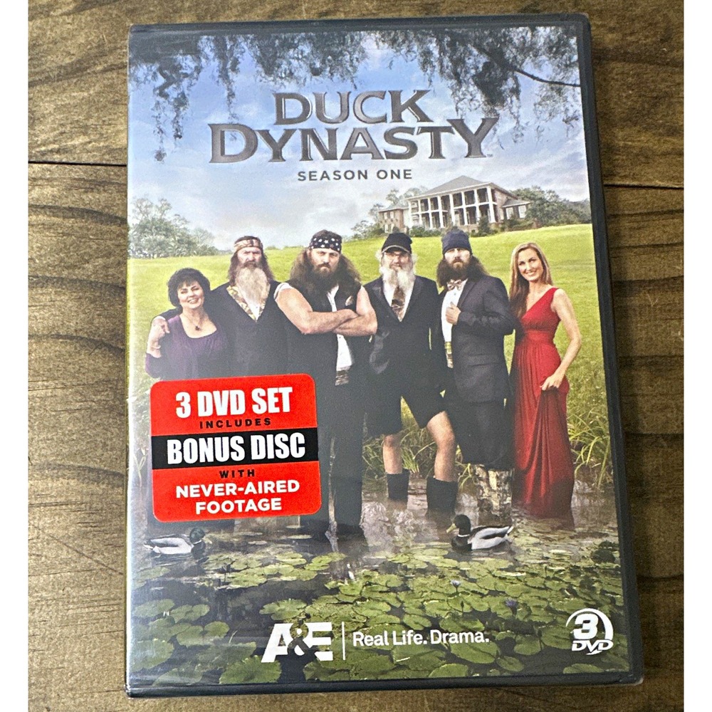 Duck Dynasty: Season 1 DVD 3-Disc + Bonus Disc, NR 2012, Robertson Unopened